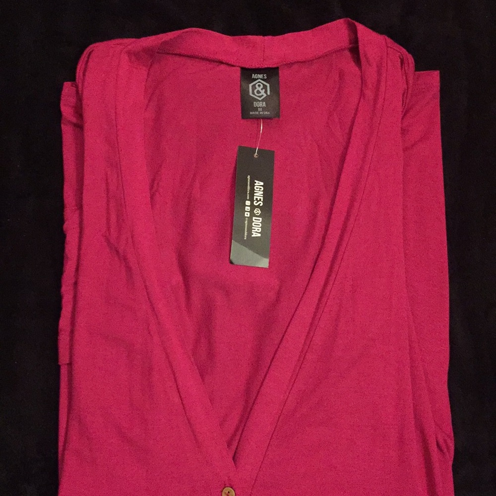 Agnes and Dora pink favorite cardi 💕
